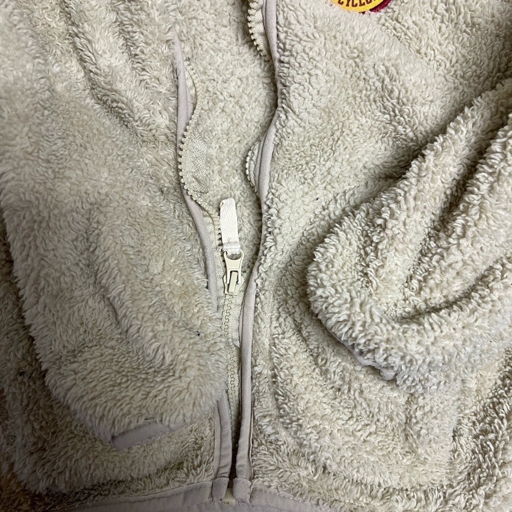 Cozy Kids Sherpa Jacket in Cream - Picture 5 of 6